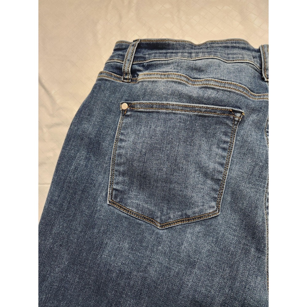 Judy Blue Jeans Womens 20W Blue Skinny Fit High Rise Stretch Medium Wash Denim - Picture 13 of 13